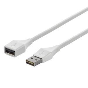 バッファロー USB2.0延長ケーブル 3.0m(A to A/ ホワイト) BSUAADU2Aシリ...
