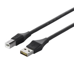 バッファロー どっちもUSBコネクター採用 USB2.0ケーブル(A to B) 2.0m ブラック BSUABDU220BKA 返品種別A｜joshin