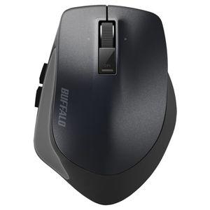 バッファロー Bluetooth3.0 5ボタン 光学式BlueLEDマウス 静音 Lサイズ(ブラッ...