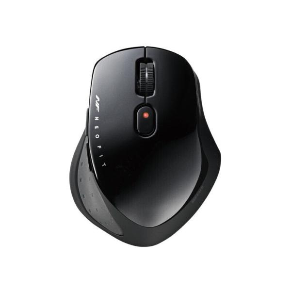 バッファロー Bluetooth5.0 ワイヤレスマウス 切替機能付 静音5ボタン(ブラック) BS...