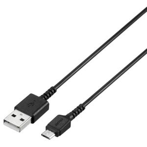 バッファロー USB2.0ケーブル 1.5m(A to microB)ブラック BSMPCMB115BK 返品種別A｜joshin