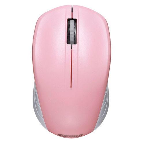 バッファロー 2.4GHzワイヤレス IR LED光学式マウス 3ボタンタイプ (ピンク) BUFF...