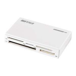 バッファロー USB3.0 マルチカードリーダー ハイエンドモデル(ホワイト) BSCR500U3WH 返品種別A｜joshin