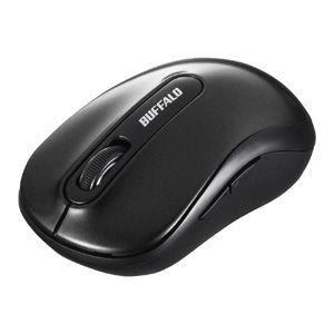 バッファロー 2.4Ghzワイヤレスマウス BlueLED 5ボタン(ブラック) BSMBW310B...