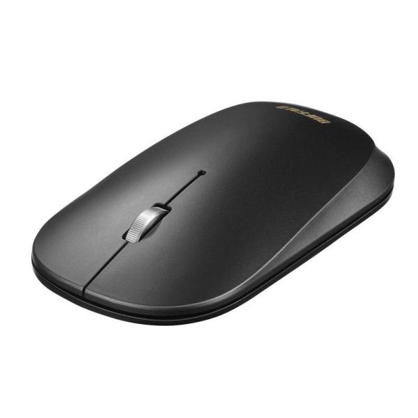 バッファロー 薄型 Bluetooth BlueLEDマウス 3ボタン(ノーマル ブラック) BSM...