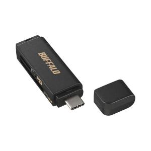 バッファロー USB3.0 Type-C接続 カードリーダー SD用直挿し ブラック(ブラック) BSCR120U3CBK 返品種別A｜Joshin web