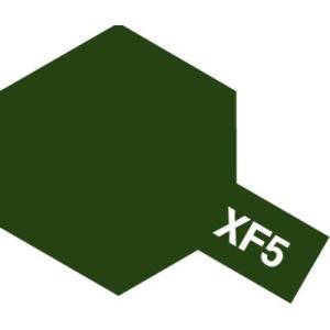 タミヤ タミヤカラー エナメル XF-5 フラットグリーン(80305)塗料 返品種別B｜joshin
