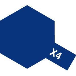 タミヤ タミヤカラー アクリルミニ X-4 ブルー(81504)塗料 返品種別B｜joshin