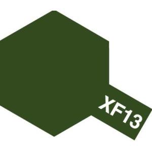 タミヤ タミヤカラー アクリルミニ XF-13 濃緑色(81713)塗料 返品種別B｜joshin
