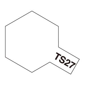 タミヤ タミヤスプレー TS-27 マットホワイト塗料 返品種別B