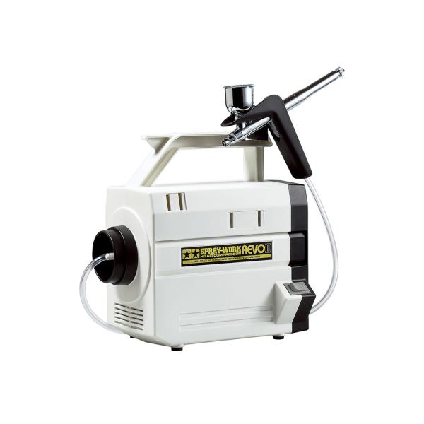 タミヤ スプレーワーク HG コンプレッサーレボ II (HGエアーブラシIII付)(74541) ...