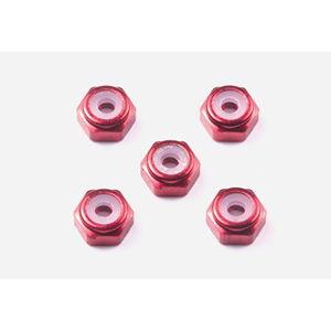 タミヤ 2mm アルミロックナット(レッド5個)(15493)プラモデル 返品種別B｜joshin