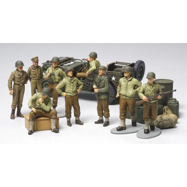 タミヤ 1/ 48 WWII アメリカ歩兵 前線休息セット(32552)プラモデル 返品種別B
