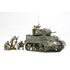 タミヤ 1/ 35 アメリカ軽戦車 M5A1ヘッジホッグ 追撃作戦セット(人形4体付)(35313)プラモデル