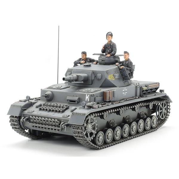 タミヤ 1/ 35 ミリタリーミニチュアシリーズ No.374 ドイツIV号戦車F型(35374)プ...