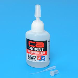 タミヤ ゴムタイヤ用 瞬間接着剤(低粘度タイプ 25g)(54511)接着剤 返品種別B