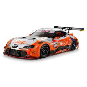 タミヤ 1/ 10 電動RCカー組立キット au TOM’S GR Supra 塗装済みボディ (TT-02シャーシ)(58703)ラジコン 返品種別B