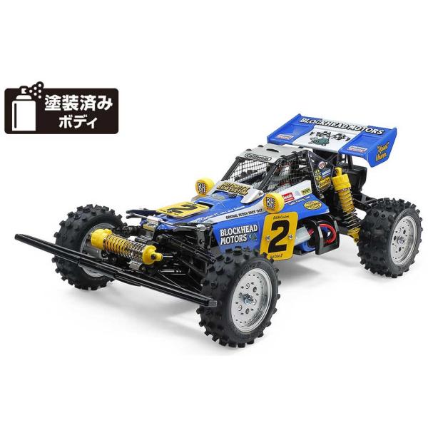 タミヤ 1/ 10 電動RCカー組立キット ホットショットII BLOCKHEAD MOTORS(5...