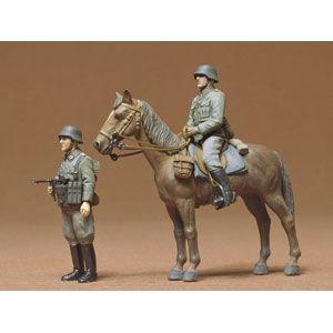 タミヤ 1/ 35 ドイツ将校 乗馬セット(35053)プラモデル 返品種別B｜joshin