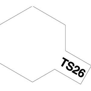 タミヤ スプレーカラー TS-26 ピュア ホワイト 