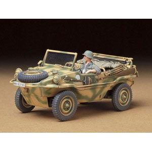 タミヤ 1/ 35 ミリタリーミニチュアシリーズ Pkw.K2s シュビムワーゲン166型 (35224)プラモデル 返品種別B