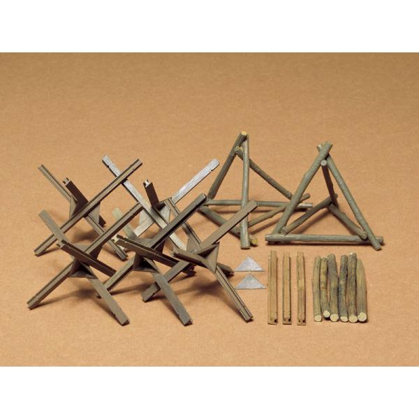 タミヤ 1/ 35 ミリタリーミニチュアシリーズ No.27 バリケードセット(35027)プラモデ...