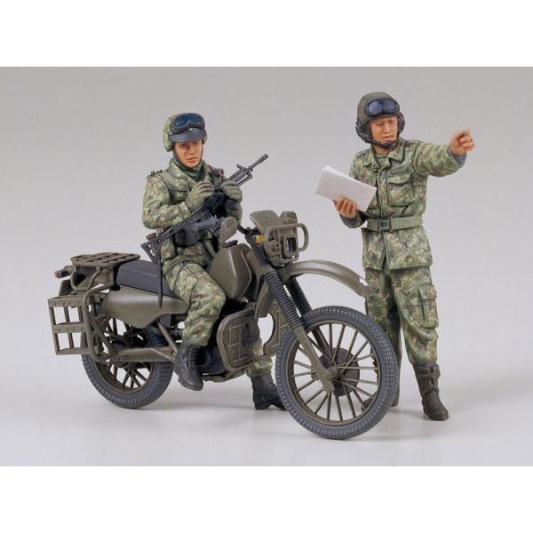 タミヤ 1/ 35 陸上自衛隊 オートバイ偵察セット(35245)プラモデル 返品種別B