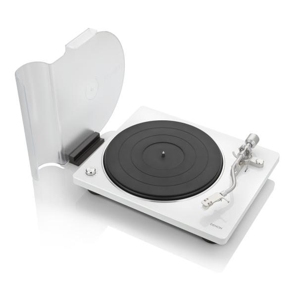 デノン マニュアル式レコードプレーヤー(MMカートリッジ付き/ ホワイト) DENON DP-400...