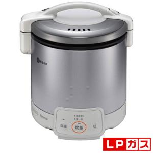 リンナイ ガス炊飯器(プロパンガスLP用) グレイッシュホワイト Rinnai こがまる 5合 RR-050VQ(W)-LP 返品種別A｜joshin