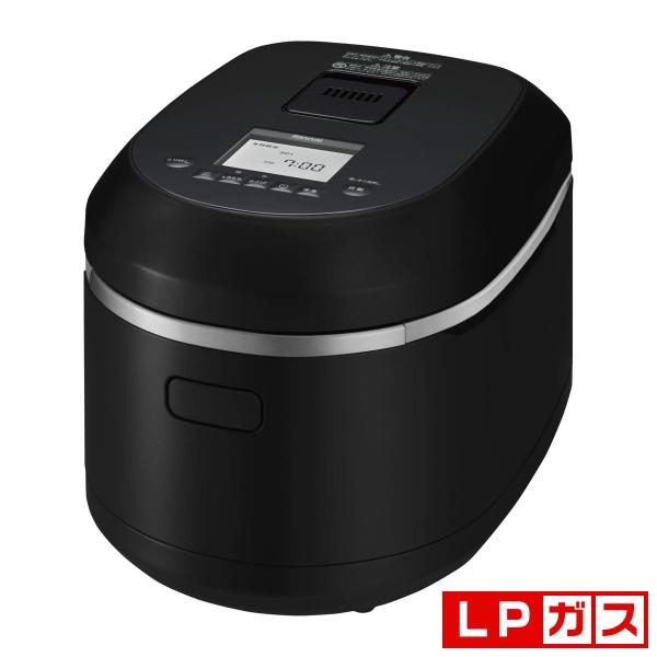 リンナイ タイマー付ガス炊飯器(5.5合炊き) マットブラック(プロパンガスLP用) Rinnai ...