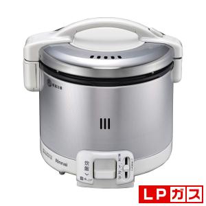 リンナイ ガス炊飯器(プロパンガスLP用) グレイッシュホワイト Rinnai こがまる 3合 RR-030FS(A)(W)-LP 返品種別A｜joshin