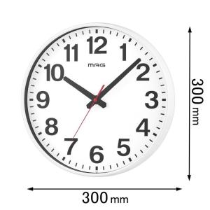ノア精密 掛け時計MAG 掛時計 W-802WH-Z 返品種別A