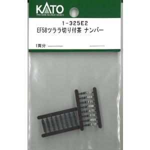 ホビーセンターカトー (HO) 1-325E2 EF58ツララ切り付茶 ナンバー 返品種別B