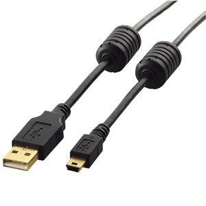 エレコム USB2.0ケーブル 5m 0.5A U2C-MF50BK 返品種別A