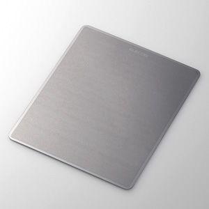 エレコム メタリックマウスパッド(ダークシルバー) ELECOM マウスパッド MP-112BK 返...