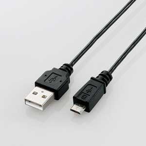 エレコム Micro-USBケーブル [A−MicroB] 1.0m 1A(ブラック) U2C-AM...