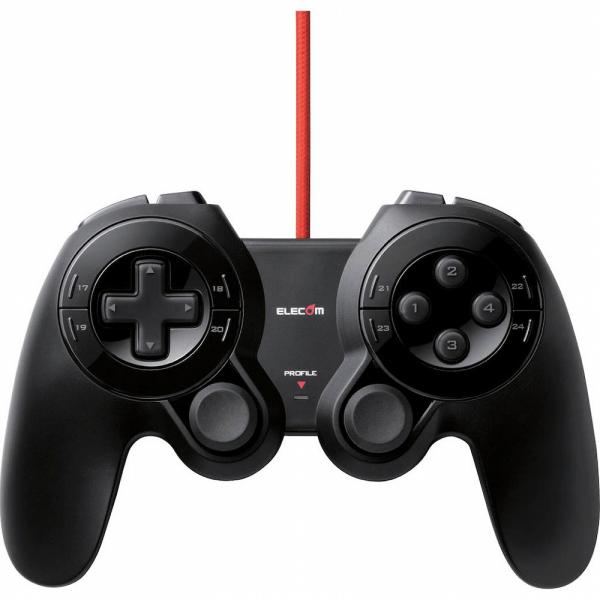 エレコム MMO有線ゲームパッド マクロ機能搭載(ブラック) “DUX”(ドゥクス) JC-DUX6...