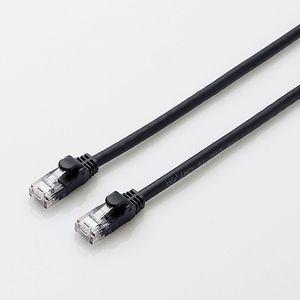 エレコム カテゴリー6A対応 やわらかLANケーブル スタンダードケーブルタイプ 2.0m(ブラック...