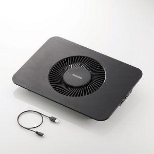 エレコム ノートPC用クーラー(静音・強冷タイプ) ブラック 15.4〜17インチ対応 SX-CL2...