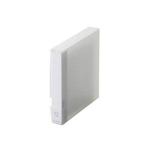 エレコム DVD/ CD用ディスクファイル 12枚収納(クリア) CCD-FS12CR 返品種別A