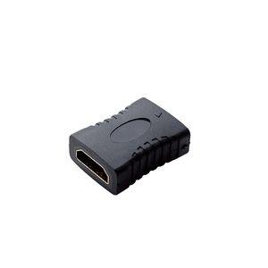 エレコム HDMI延長アダプタ ストレート AF-AF(ブラック) AD-HDAAS01BK 返品種...