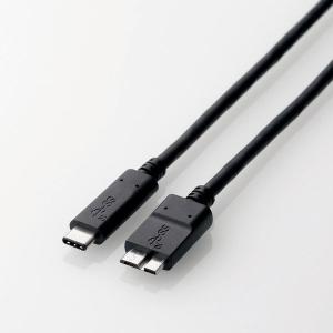 エレコム USB3.1ケーブル C to microUSB3.0 B 3A 0.5m USB3-CMB05NBK 返品種別A｜joshin