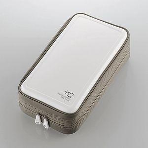 エレコム Blu-ray/ CD/ DVD対応ファスナーケース 112枚収納(ホワイト) CCD-H...