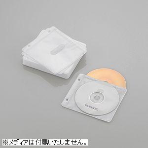 エレコム Blu-ray/ CD/ DVD対応不織布ケース 両面収納2穴付 30枚入/ 60枚収納(...