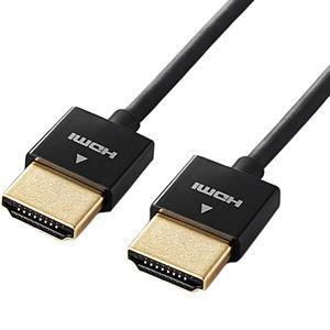 エレコム スリムHDMIケーブル(1.5m) ELECOM DH-HD14SS15BK 返品種別A