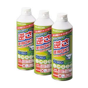 エレコム ダストブロワー(М缶) 350ml 3本 ECO(エアダスター) AD-ECOMT 返品種...