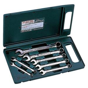 TONE SUSコンビネーションスパナセット7pcs SMS700 返品種別B