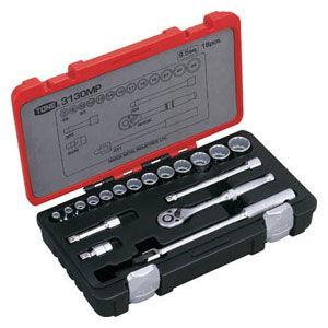TONE（トネ） ソケットレンチセット 19pcs (1800M)(4953488133462