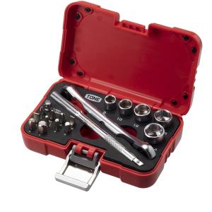 トネ(TONE) ソケットレンチセット S2187C 差込角6.35mm Amazon.co.jp: トネ(TONE) ソケットレンチセット S2187C 差込角6.35mm