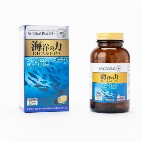 海洋の力 DHA＆EPA 210錠 明治薬品 返品種別B